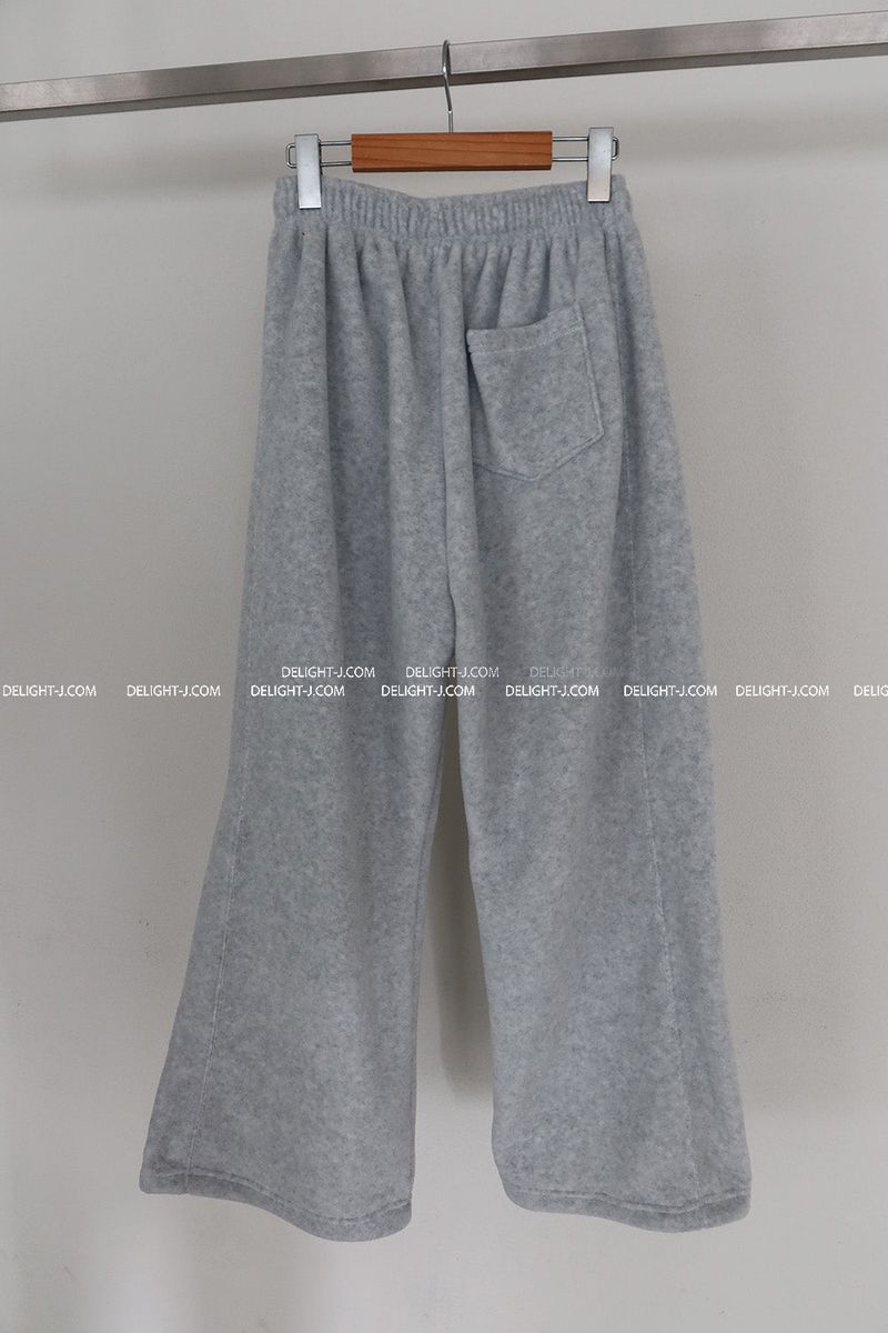 Pleasantly Thick fleece jogger & wide pants