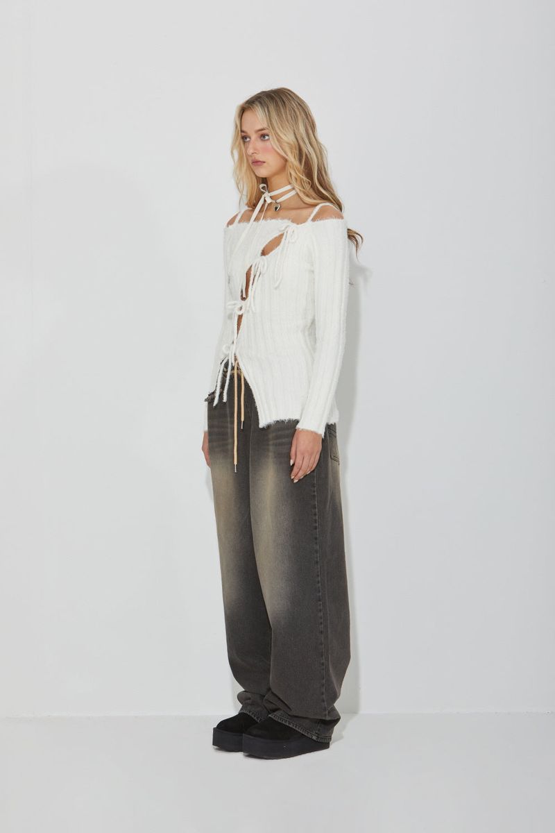 UNDERFIT PANTS-BK