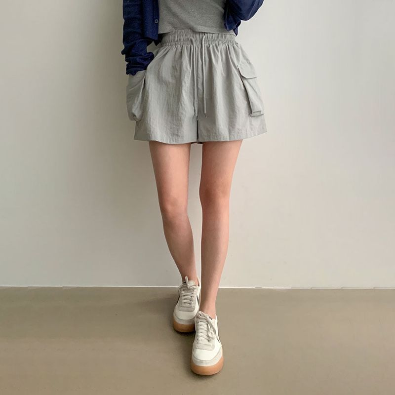 [BELLIDE MADE/2 size] biscuit cargo shorts