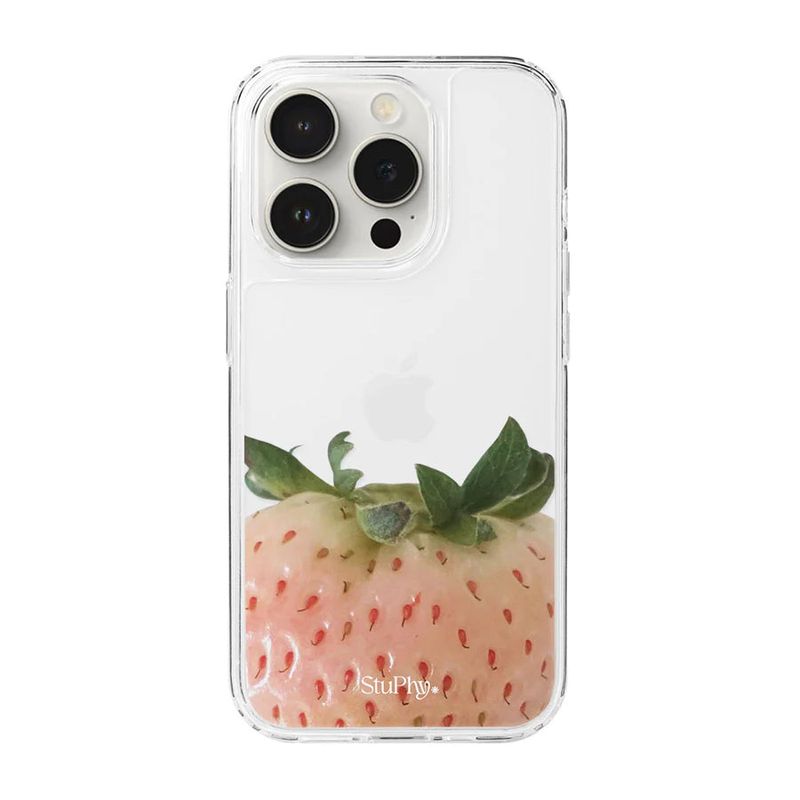 StuPhy（スタフィー）の「キングペールストロベリーケース (clear)（スマホグッズ/小物）」