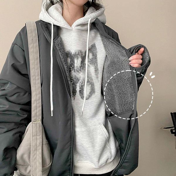 hijjoo（ハイチュー）の「Fandu High-Neckline Wool Oversized Fit Jumper（Jackets/Outerwear）」