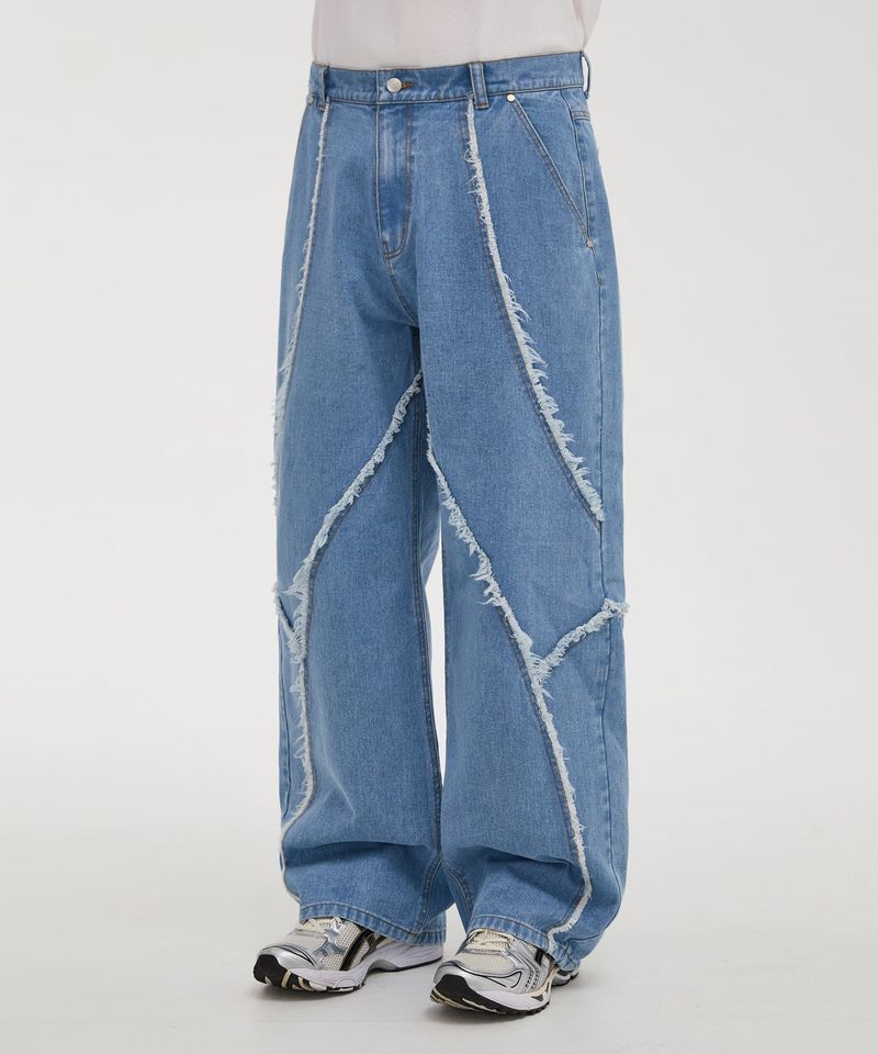 WaiKei（ワイケイ）の「Cutting line denim pants（Pants）」