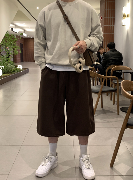 Kuiper Basic Snap Button Bermuda Pants