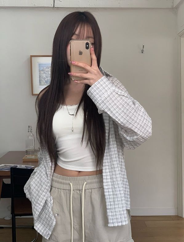 Ramon Overfit Check Shirt
