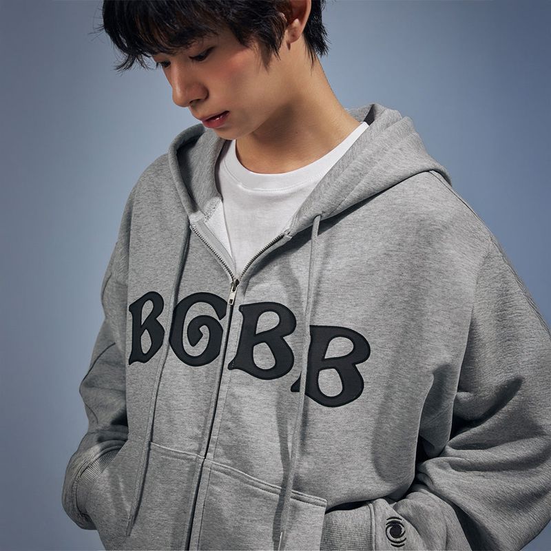 BGBB Zip-Up Hoodie (Gray)