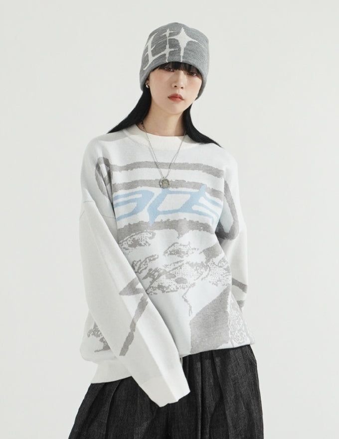 Glitter Knit Short Beanie