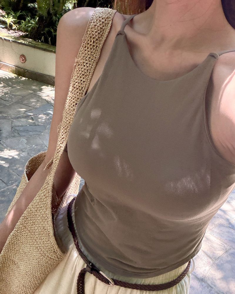 Mitz halter‑neck sleeveless