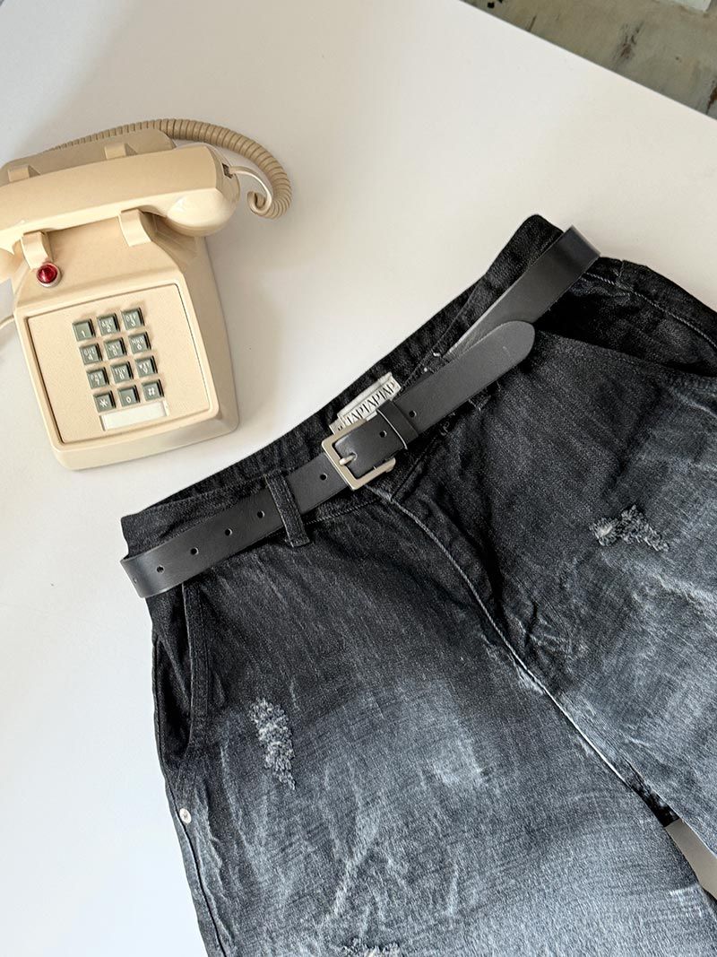 ASCLO(エジュクロ)の「ASCLO 30 Square Buckle Belt (3color)(Fashion Accessories)」