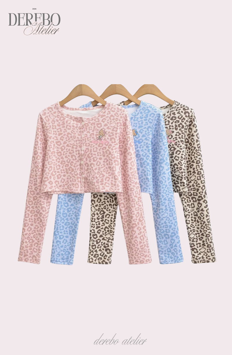 Mob Leopard Three-Piece Trading Set-up (SLEEVELESS TOP)