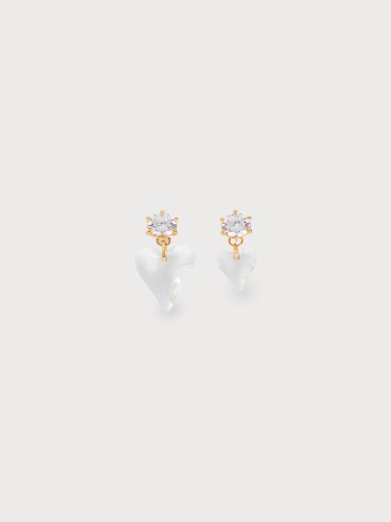 no.21 earring gold