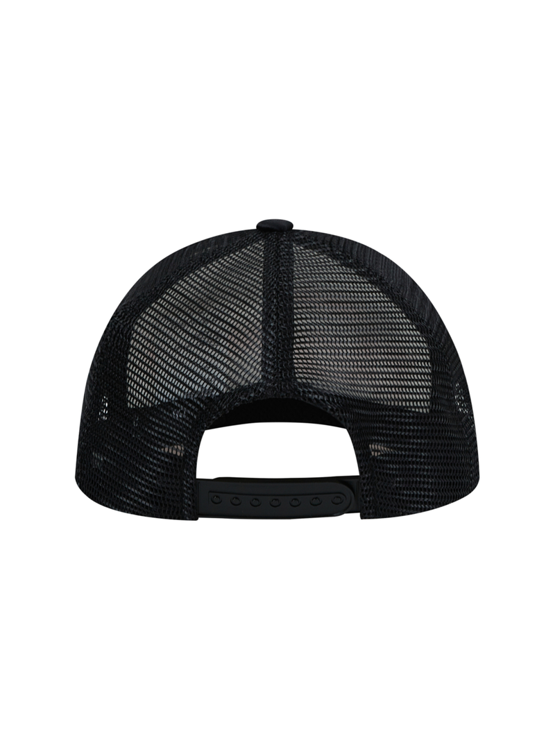 SAFETY LOGO MESH CAP (BLACK)