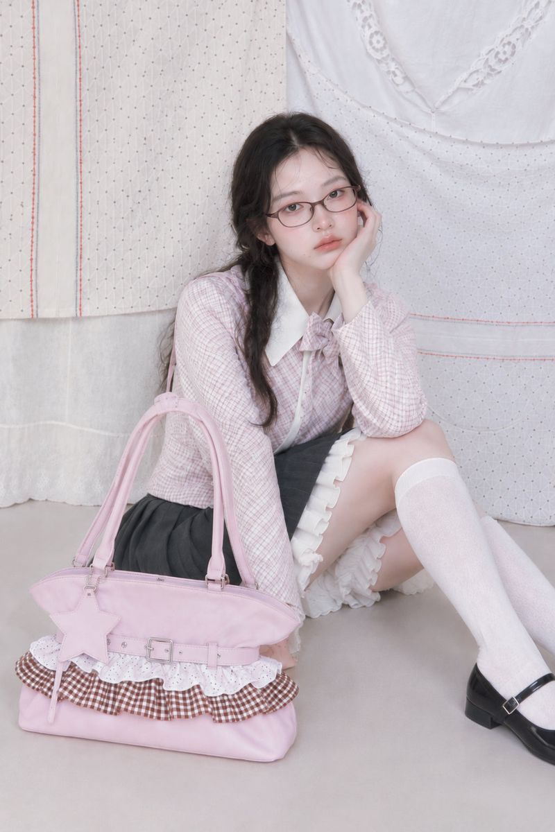 STAR FRILL BAG (3COLOR)