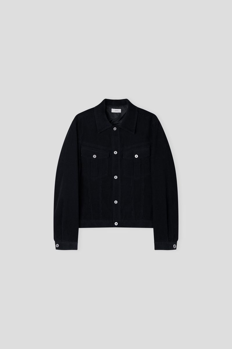 Cropped Western Corduroy Trucker Jacket
