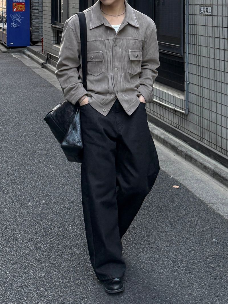 Add suede tracker jacket