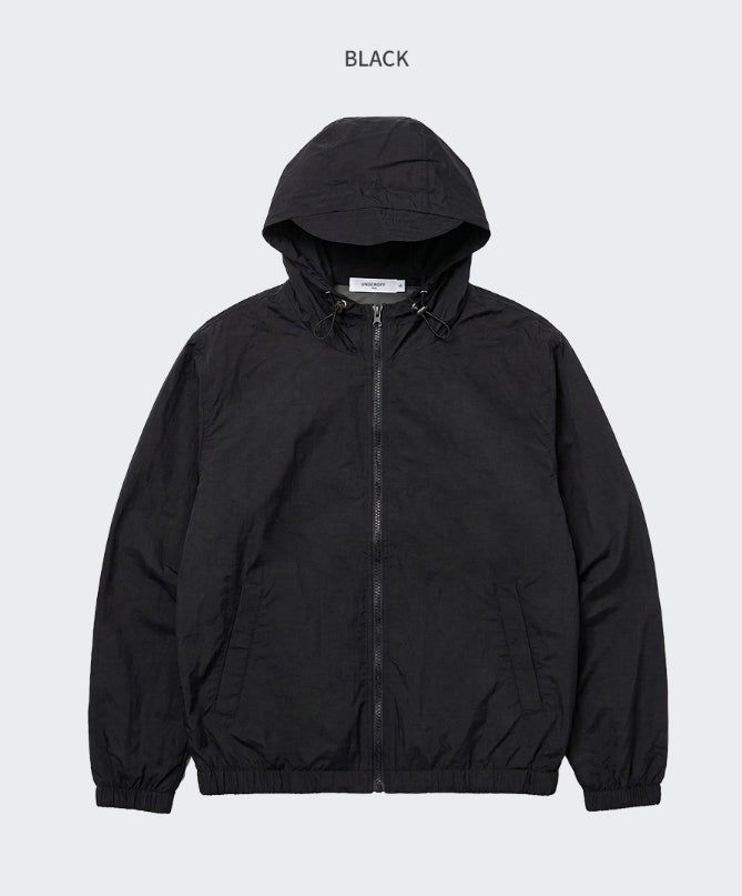 Crop Banding Light Windbreaker Black