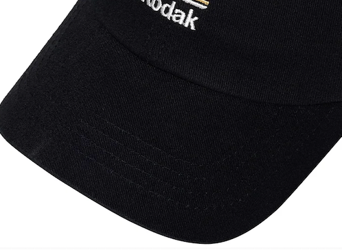 RAINBOW EMBROIDERY BALL CAP【BLACK】