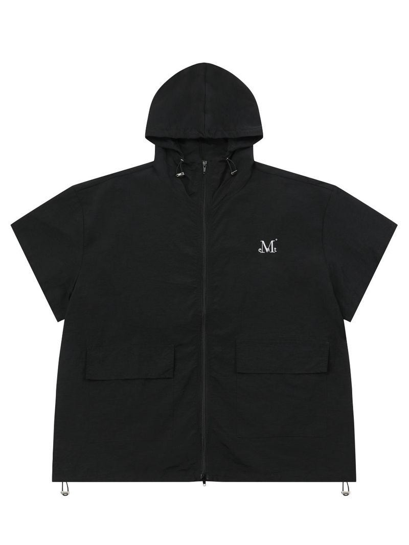 TRACK POLY HALF JACKET (2color)