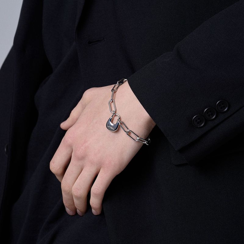 HOBO LOCK CHAIN BRACELET