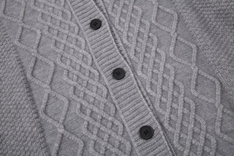 Elora Twist Cable Sweater Cardigan