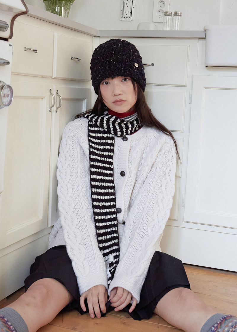 Slab Wool Beanie - Black