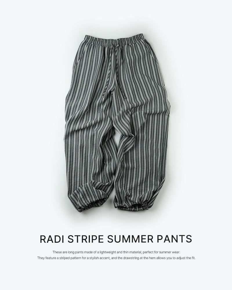 [ORIGINAL] Radi Stripe Summer Two-Way Pants