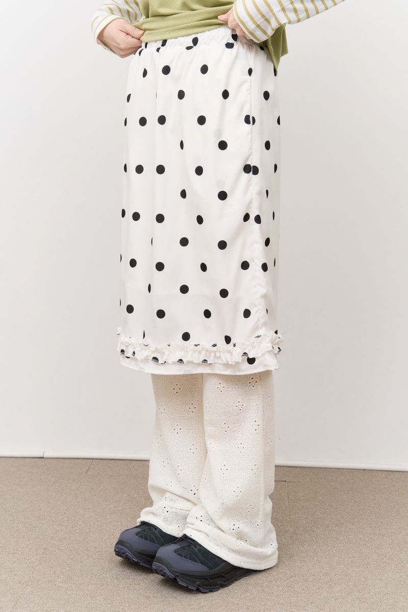 (W) Soap Frill Bubble Skirt