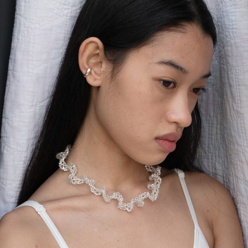 OURPIERRE（アワーピエール）の「ツイストビーズネックレス グロー（アクセサリー）」