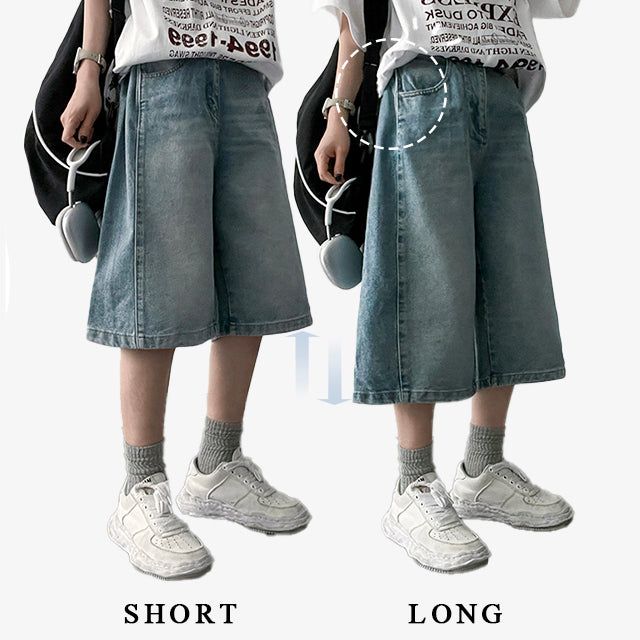 hijjoo（ハイチュー）の「Tor Side Pintuck Slit Denim Bermuda Shorts（Pants）」