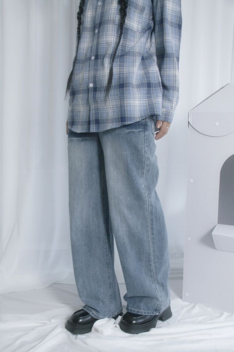aoyu（アオユ）の「Studded denim pants（Pants）」
