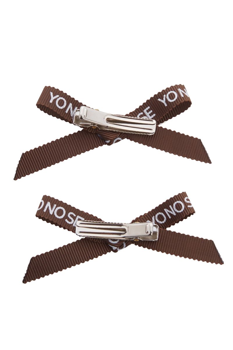 YONOSE RIBBON PIN / BROWN