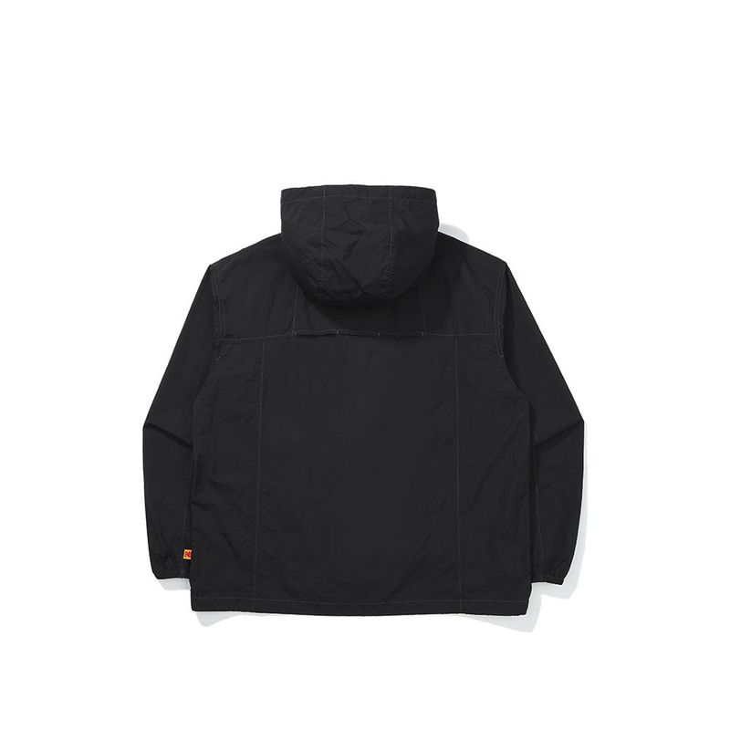 ICE POP Hooded Long-Sleeved Jacket【BLACK】