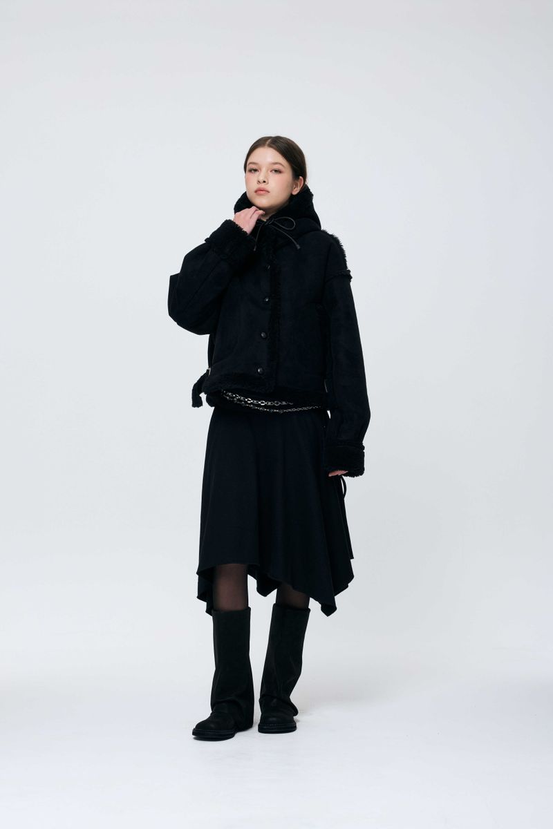 ADORABLE HOOD MUSTANG / BLACK