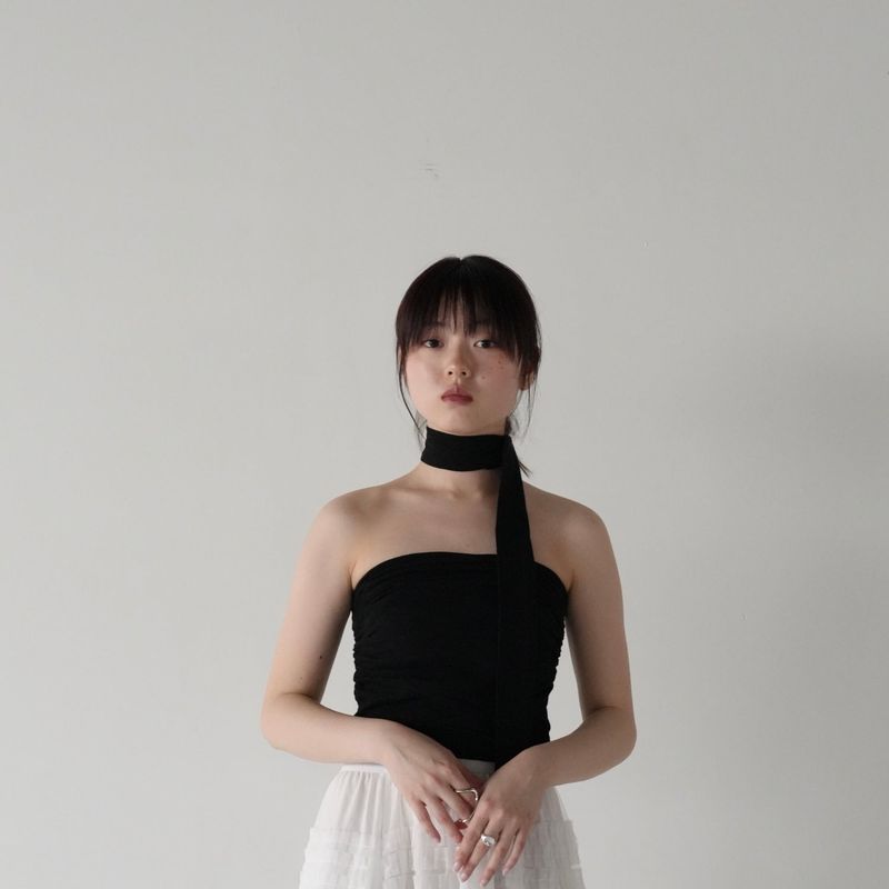 ribbon bustier
