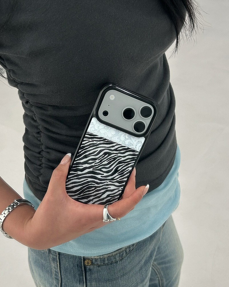 [MADE] Wild Zebra  Lace phone case