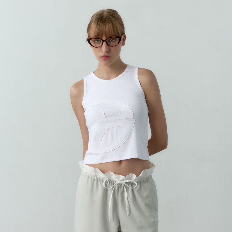 GIGAL GG SLEEVELESS TOP