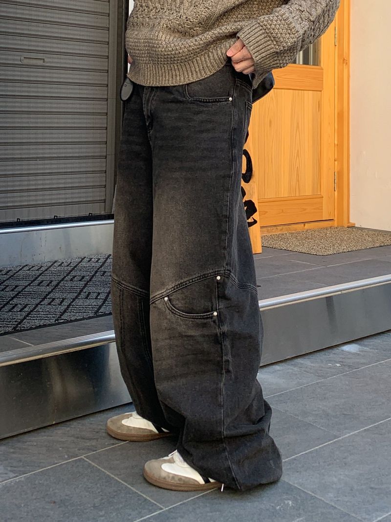 Mir double pocket denim pants