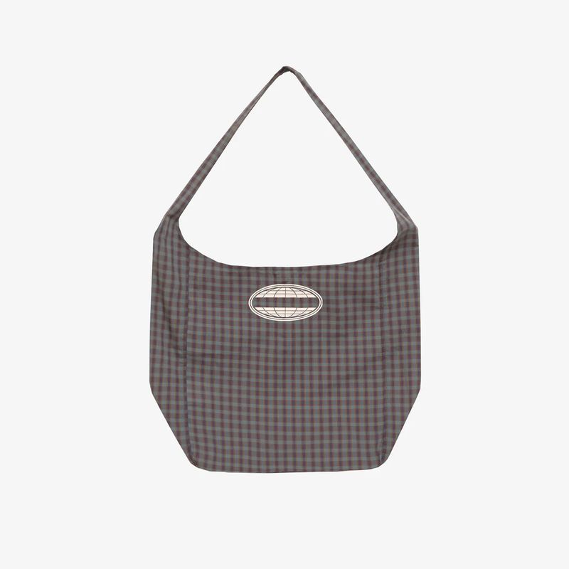 PARAGRAPH PLAID HOBO BAG