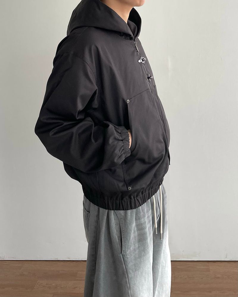 Hachi Buckle Hood Jumper