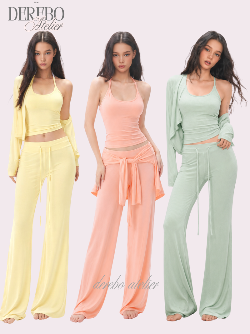 dereborujo（ドレボルゾー）の「Roena pad sleeveless flare training set-up (pants regular)（Pants）」