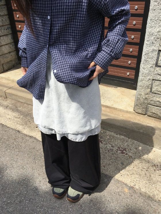 BAON（バオン）の「Randoy Lace Layered Mini Skirt（Skirts）」