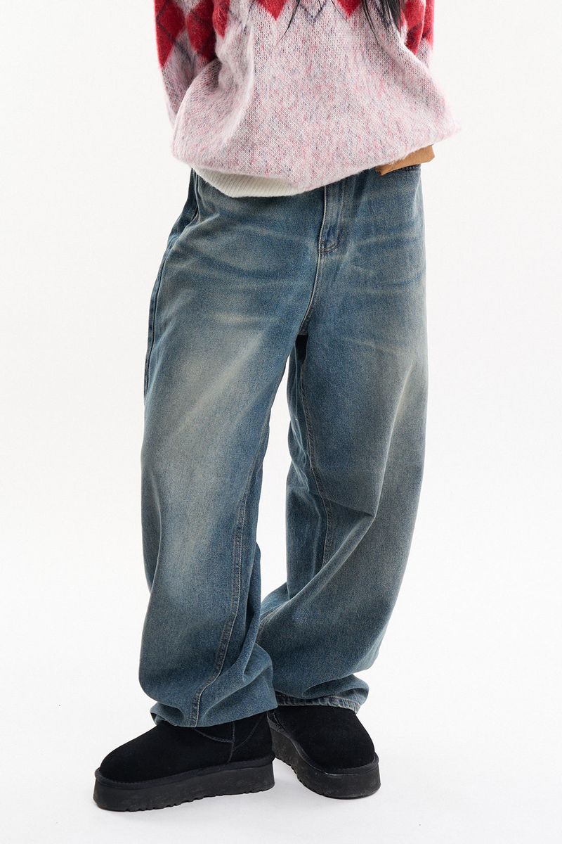 Raucohouse（ラウコハウス）の「Owon cat sand wide denim pants（Pants）」