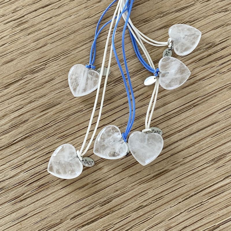 milk jam heart necklace (2 option)