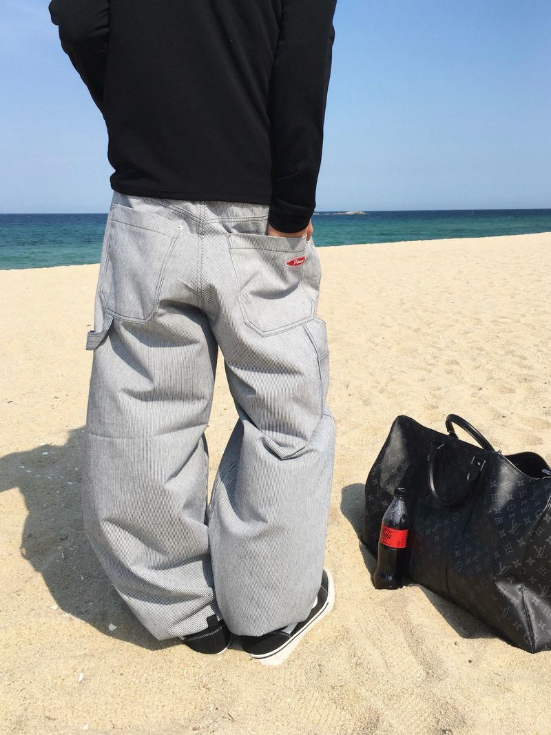 DISCERNMENT(ディサーンメント)の「Jay Stripe Carpenter Pants 2C(Pants)」