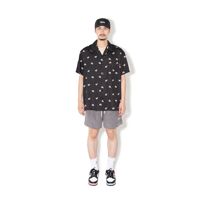 PAISLEY HALF SHIRTS black