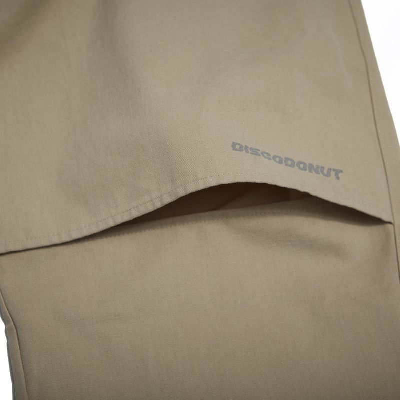banding half cut long pants_be