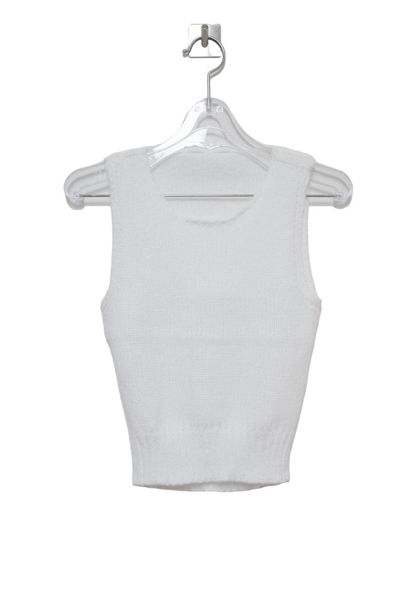 Back Point Knit Sleeveless (3 colors)