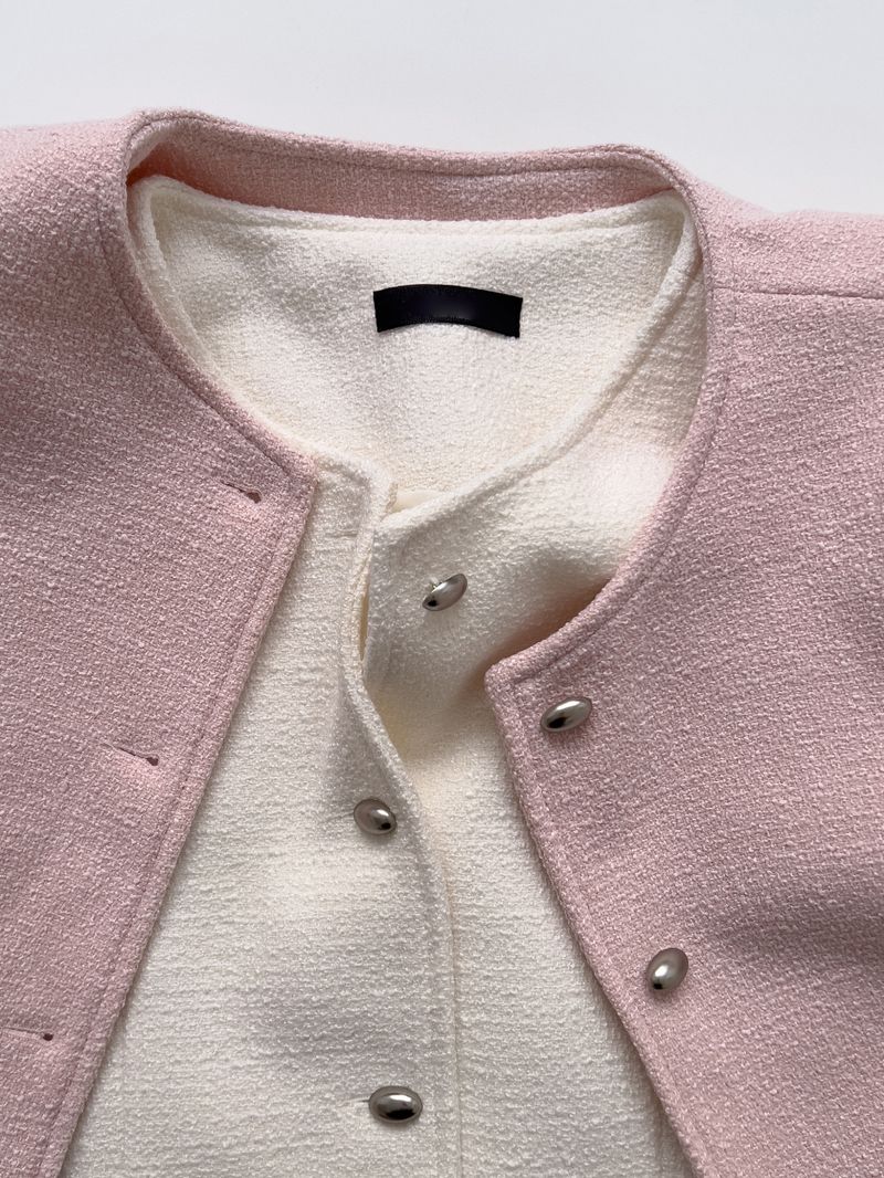 [Long Sleeve Version] Bebe Tweed Short Jacket