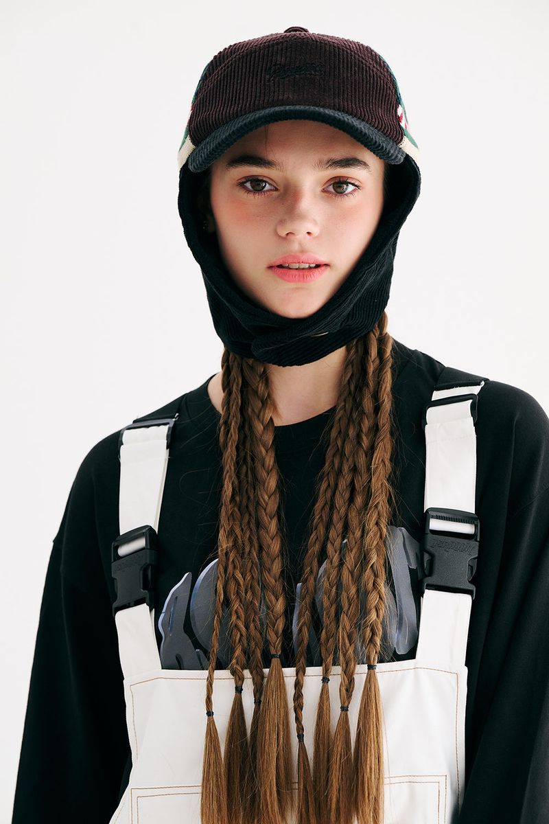 BSRABBIT(ビエスラビット)の「BSRABBIT EARFLAP HAT NORDIC BLACK(Hats)」