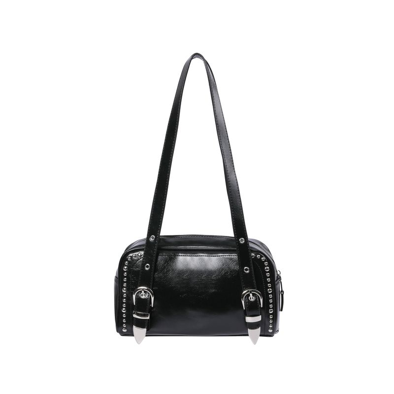 KONIC METAL LOGO STUD SHOULDER BAG UNISEX