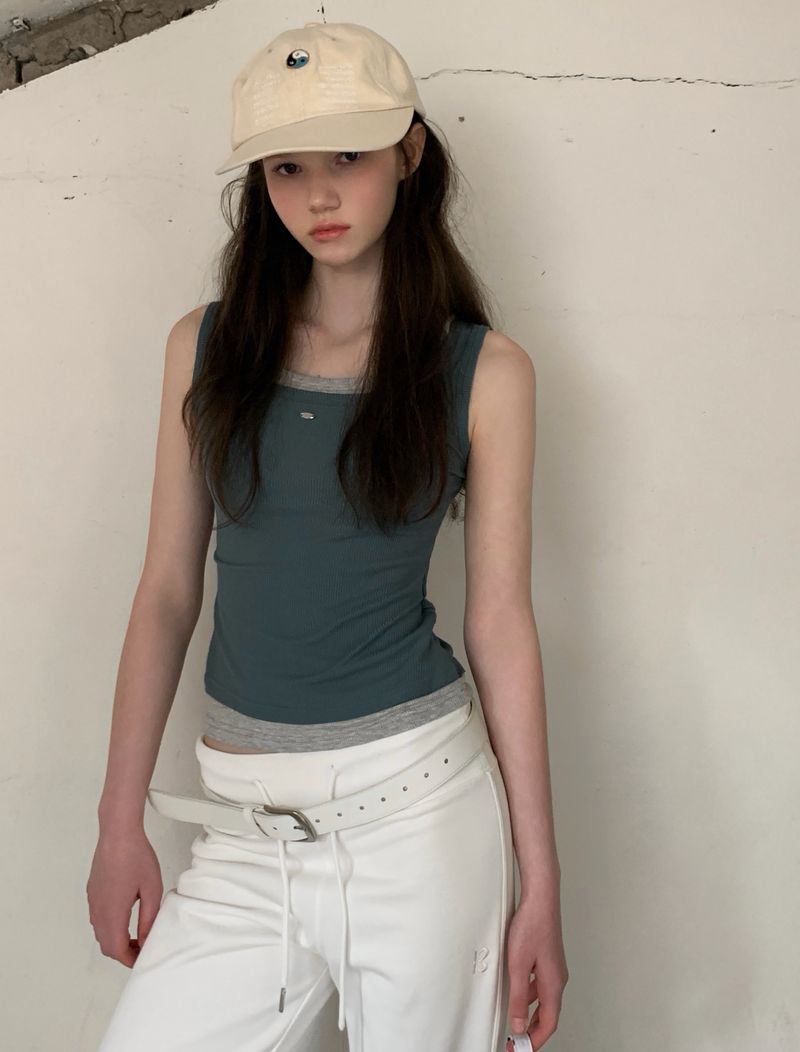 [ORIGINAL] Cain Layered Ribbed Sleeveless